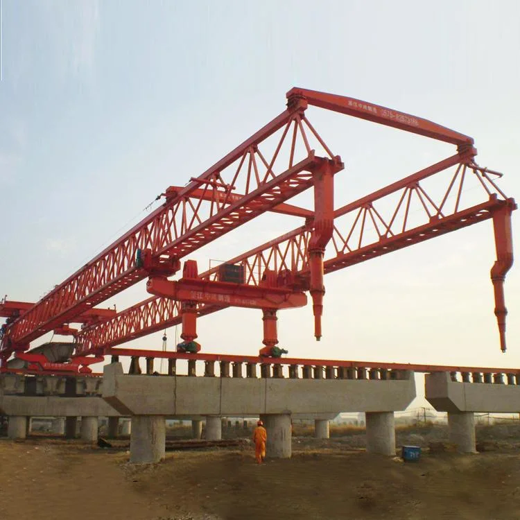 Overhead Segment Assembly Bridge Launching Girder 180t Beam Launcher